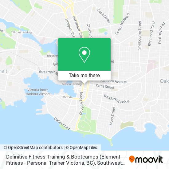 Definitive Fitness Training & Bootcamps (Element Fitness - Personal Trainer Victoria, BC) map