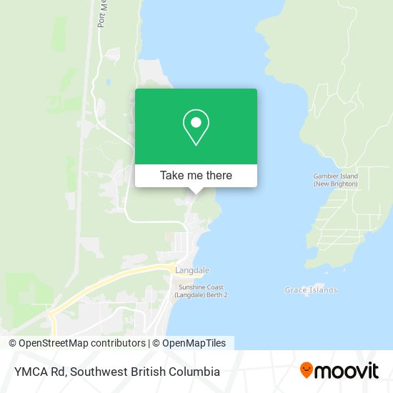 YMCA Rd map