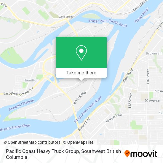 Pacific Coast Heavy Truck Group map