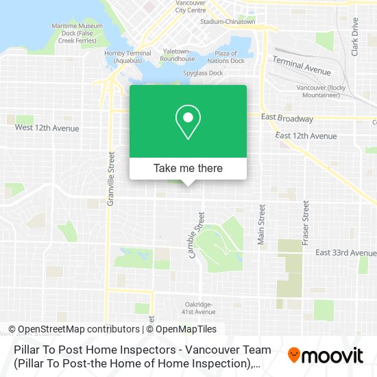 Pillar To Post Home Inspectors - Vancouver Team (Pillar To Post-the Home of Home Inspection) map