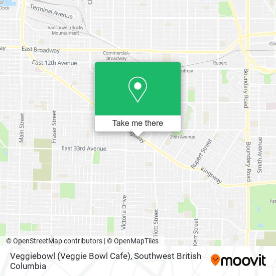 Veggiebowl (Veggie Bowl Cafe) plan