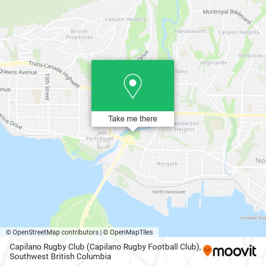 Capilano Rugby Club plan