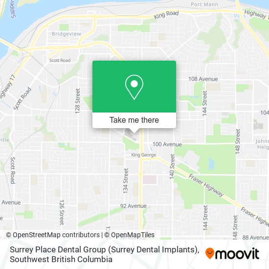 Surrey Place Dental Group (Surrey Dental Implants) map