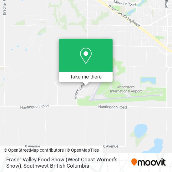 Fraser Valley Food Show (West Coast Women's Show) map