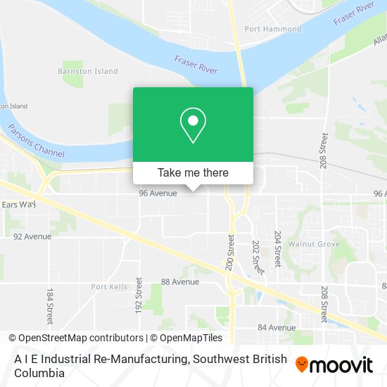 A I E Industrial Re-Manufacturing map