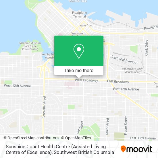 Sunshine Coast Health Centre (Assisted Living Centre of Excellence) map