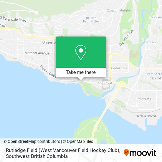 Rutledge Field (West Vancouver Field Hockey Club) map