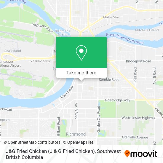 J&G Fried Chicken map