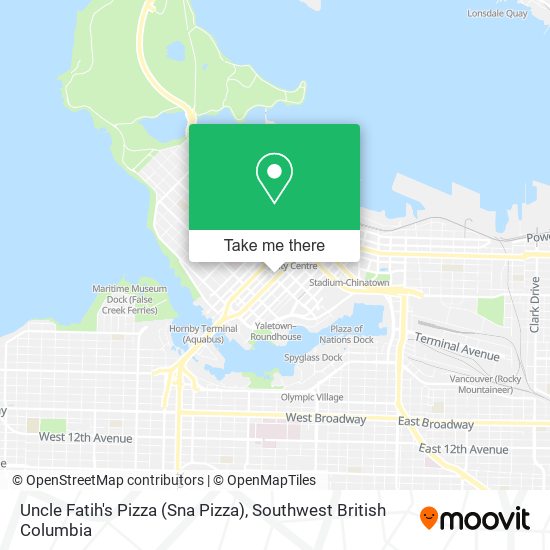 Uncle Fatih's Pizza (Sna Pizza) map