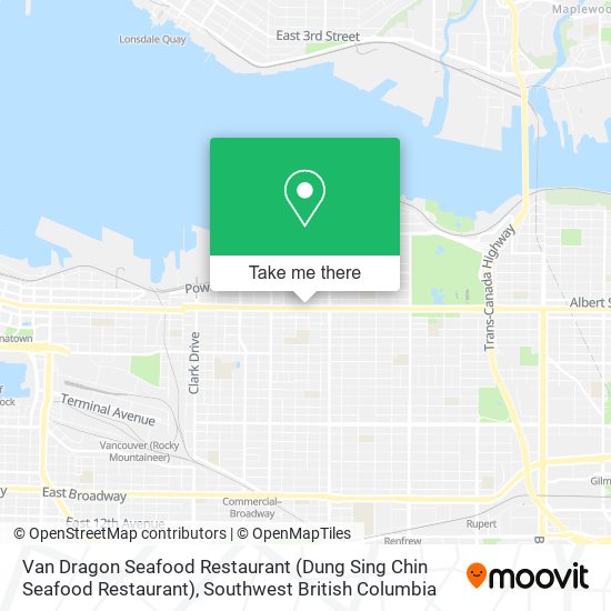 Van Dragon Seafood Restaurant (Dung Sing Chin Seafood Restaurant) plan