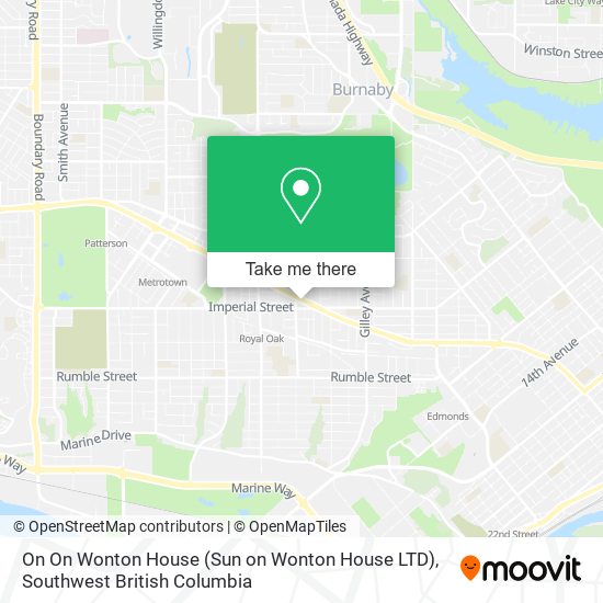 On On Wonton House (Sun on Wonton House LTD) map