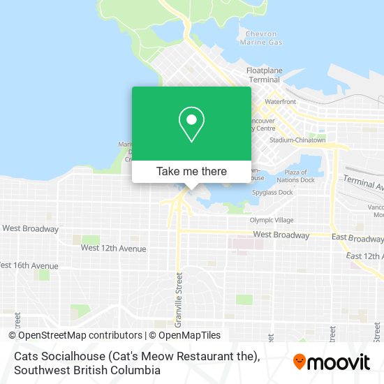 Cats Socialhouse (Cat's Meow Restaurant the) map