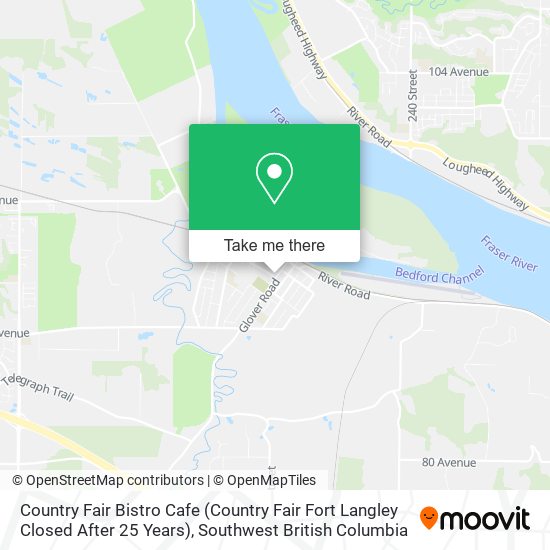 Country Fair Bistro Cafe (Country Fair Fort Langley Closed After 25 Years) map