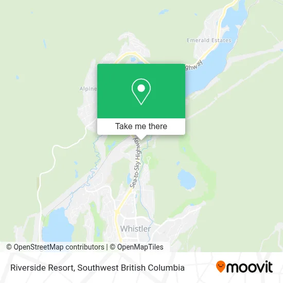 Riverside Resort map