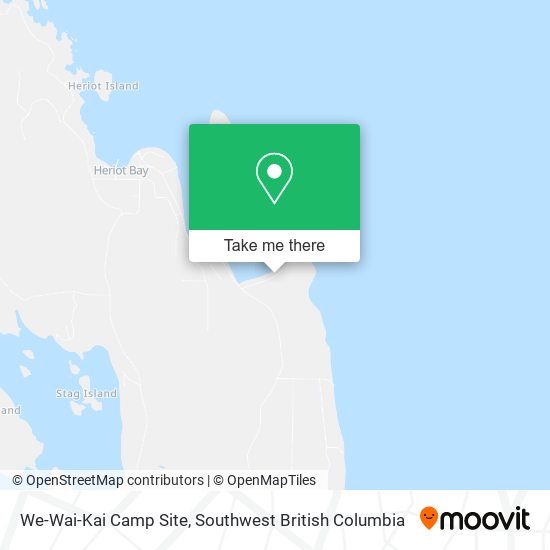 We-Wai-Kai Camp Site map