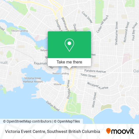 Victoria Event Centre map
