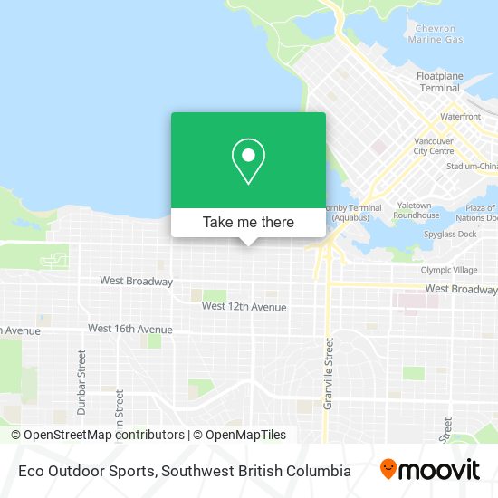 Eco Outdoor Sports map