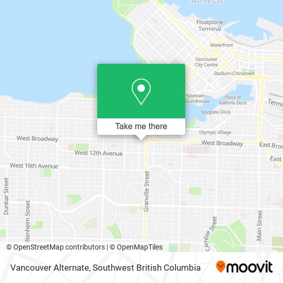 Vancouver Alternate map