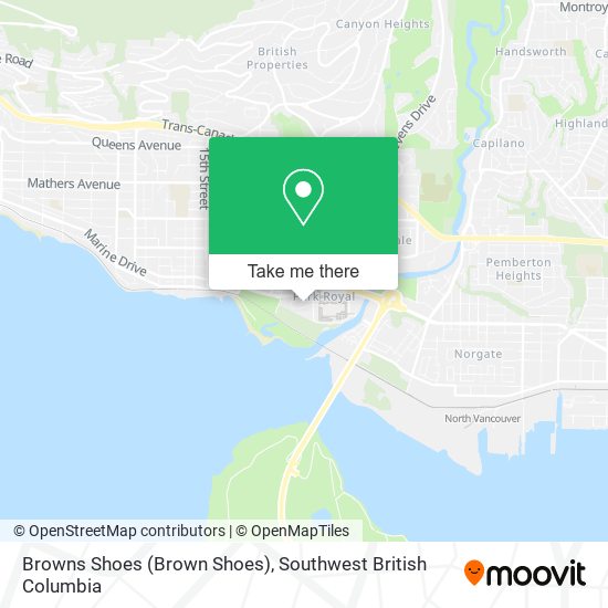 Browns Shoes (Brown Shoes) map