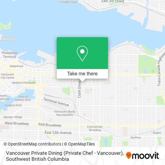 Vancouver Private Dining (Private Chef - Vancouver) map