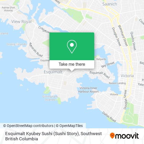 Esquimalt Kyubey Sushi (Sushi Story) map