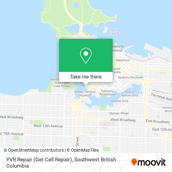 YVR Repair (Get Cell Repair) map