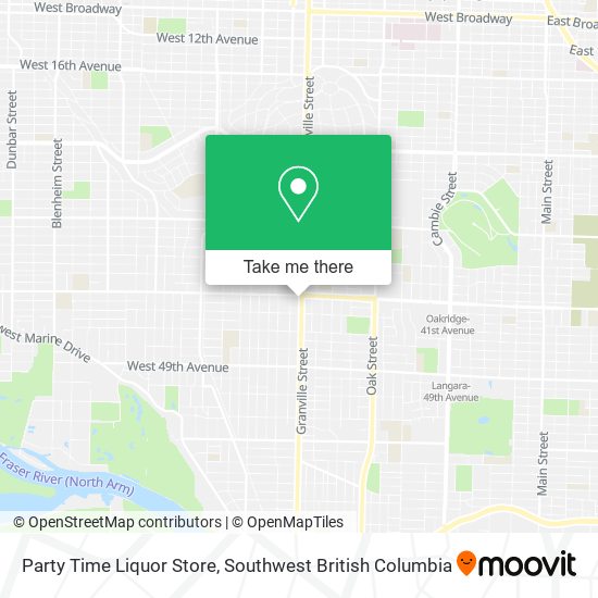 Party Time Liquor Store map