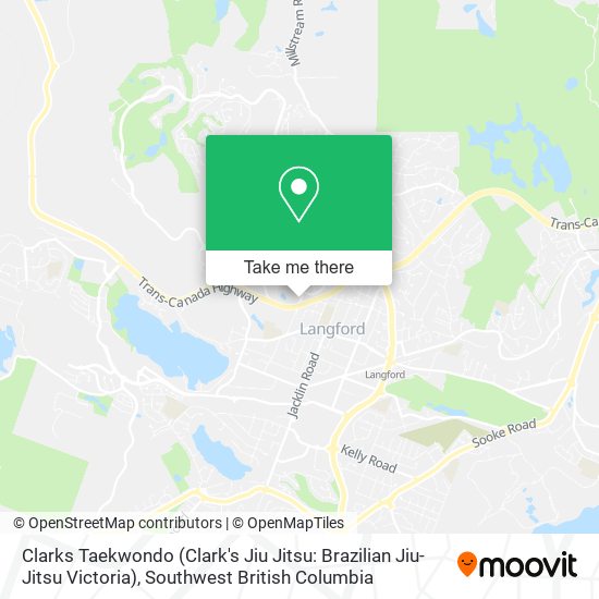 Clarks Taekwondo (Clark's Jiu Jitsu: Brazilian Jiu-Jitsu Victoria) map