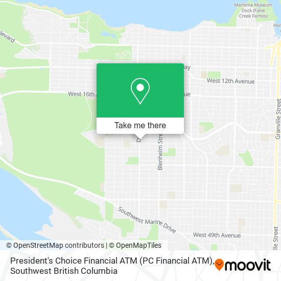 President's Choice Financial ATM (PC Financial ATM) plan