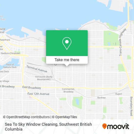 Sea To Sky Window Cleaning map