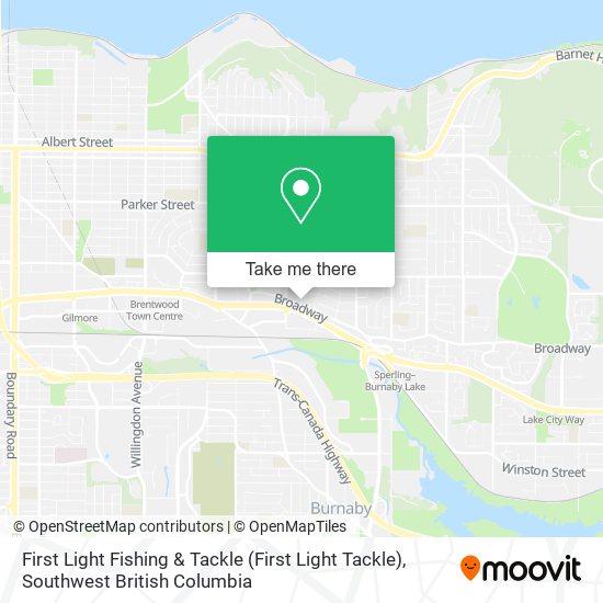 First Light Fishing & Tackle map