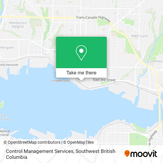 Control Management Services map