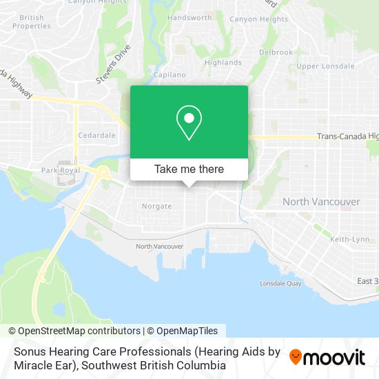 Sonus Hearing Care Professionals (Hearing Aids by Miracle Ear) map