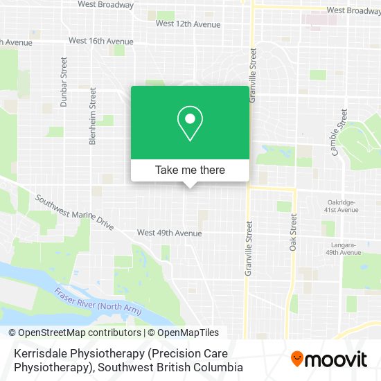 Kerrisdale Physiotherapy (Precision Care Physiotherapy) map