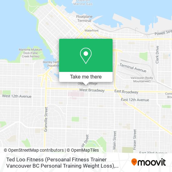 Ted Loo Fitness (Persoanal Fitness Trainer Vancouver BC Personal Training Weight Loss) map