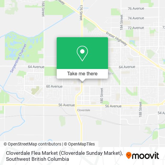 Cloverdale Flea Market (Cloverdale Sunday Market) map