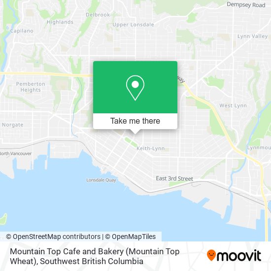 Mountain Top Cafe and Bakery (Mountain Top Wheat) map