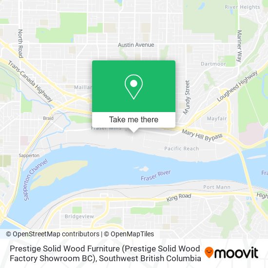 Prestige Solid Wood Furniture (Prestige Solid Wood Factory Showroom BC) map