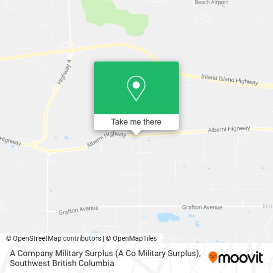 A Company Military Surplus map