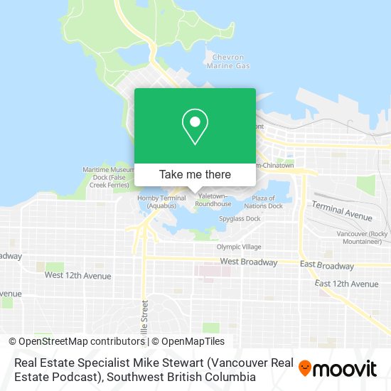 Real Estate Specialist Mike Stewart (Vancouver Real Estate Podcast) map