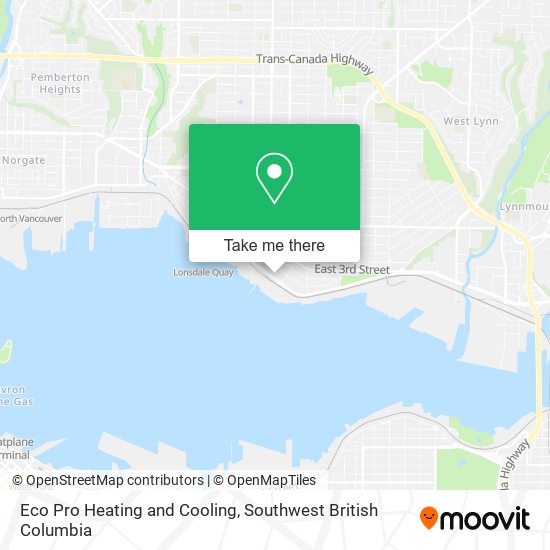 Eco Pro Heating and Cooling map