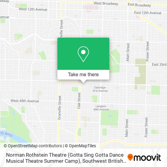 Norman Rothstein Theatre (Gotta Sing Gotta Dance Musical Theatre Summer Camp) map