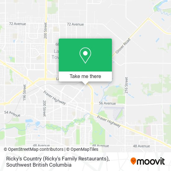 Ricky's Country (Ricky's Family Restaurants) map