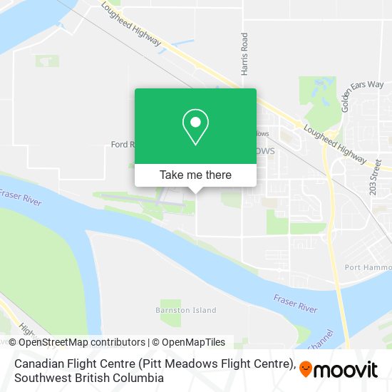 Canadian Flight Centre (Pitt Meadows Flight Centre) plan