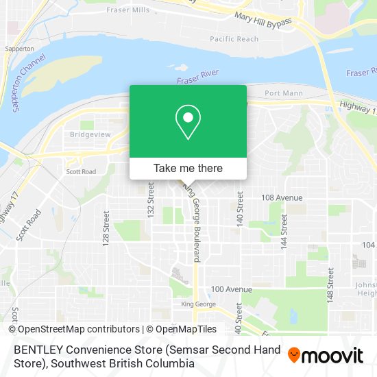 BENTLEY Convenience Store (Semsar Second Hand Store) map