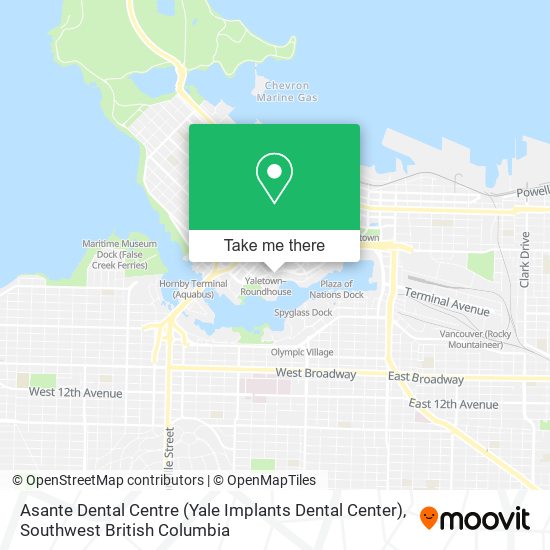 Asante Dental Centre (Yale Implants Dental Center) plan