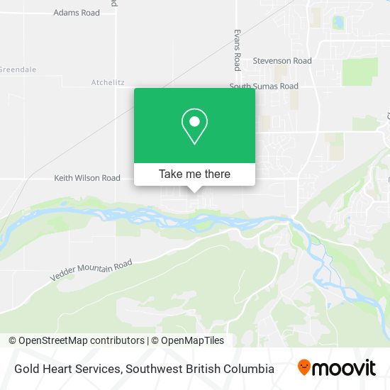 Gold Heart Services map