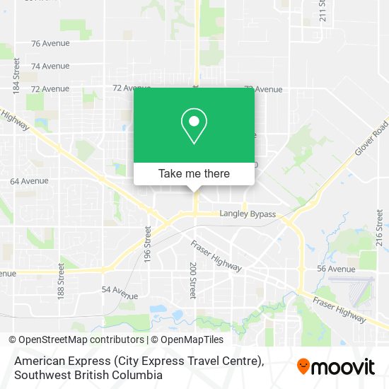 American Express (City Express Travel Centre) map