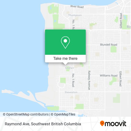 Raymond Ave map