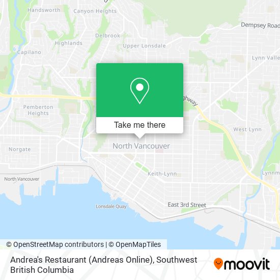 Andrea's Restaurant (Andreas Online) plan